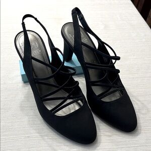 Black Slingback Heels